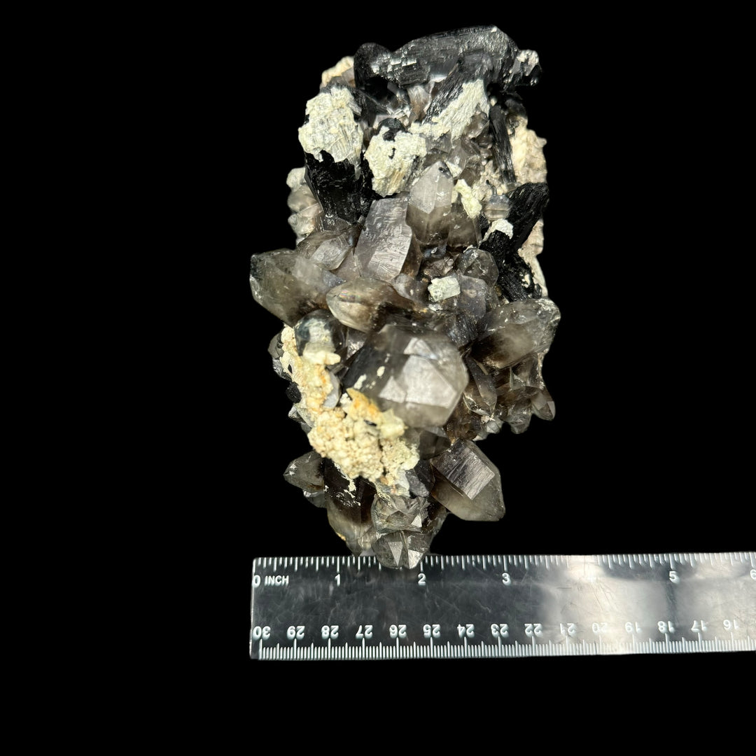 Smoky Quartz & Schorl