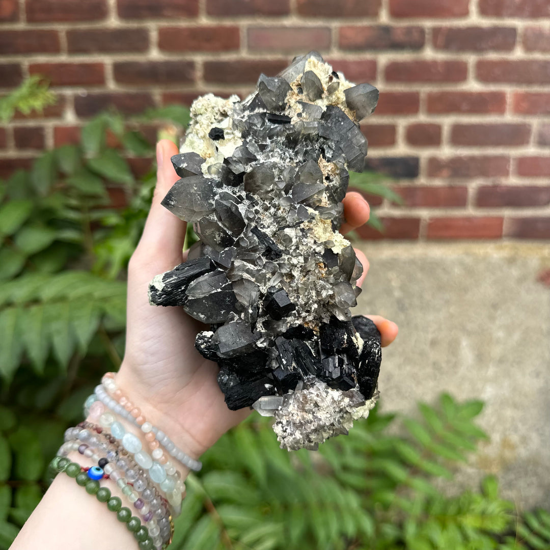 Smoky Quartz & Schorl