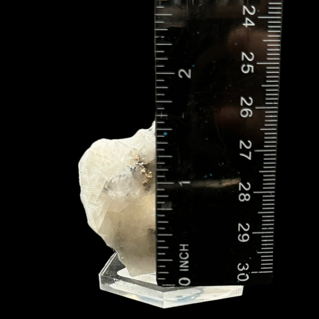 Crystalline Silver On Calcite