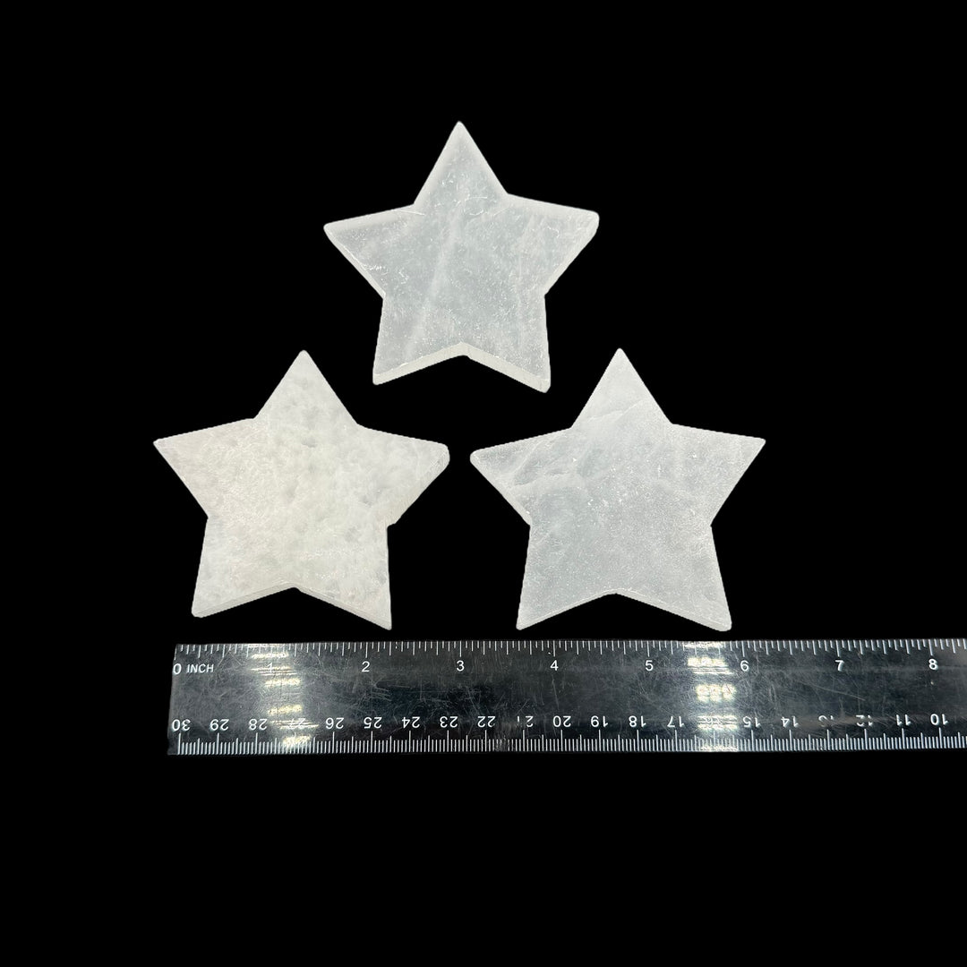 Selenite Star 3"