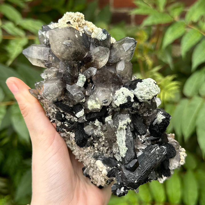 Smoky Quartz & Schorl