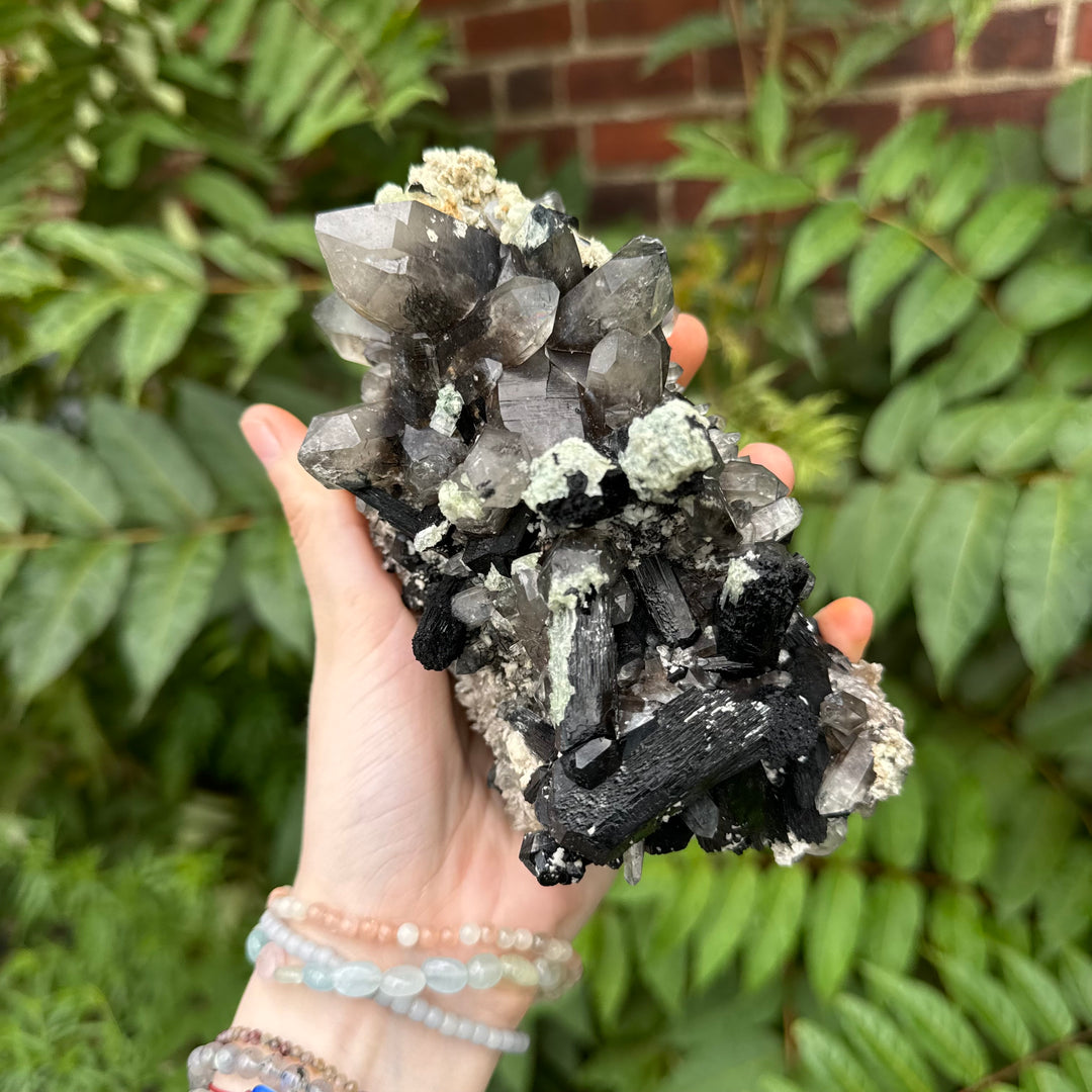 Smoky Quartz & Schorl