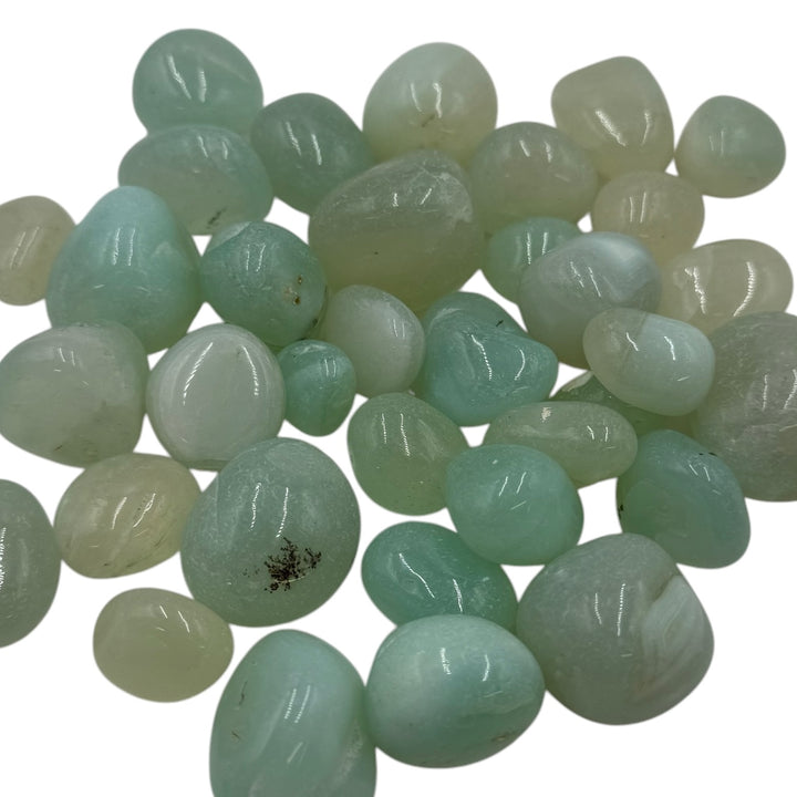 Aqua (Dyed) Agate Tumbled Stones 1 kg