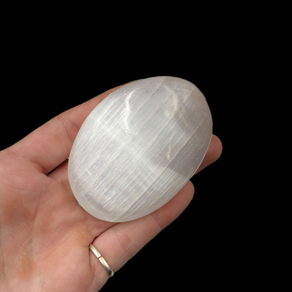 Selenite Palmstone - Funky Stuff