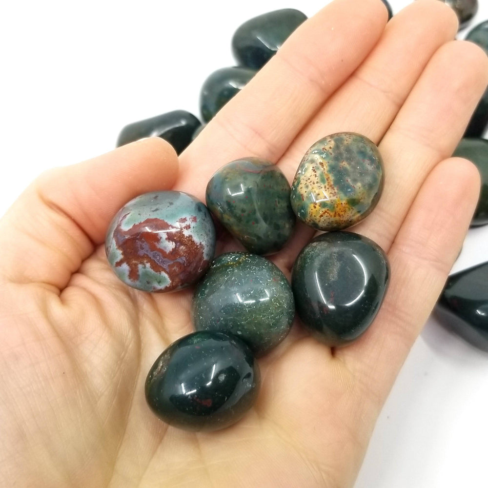 Bloodstone Tumbled Stones 1 LB - Funky Stuff