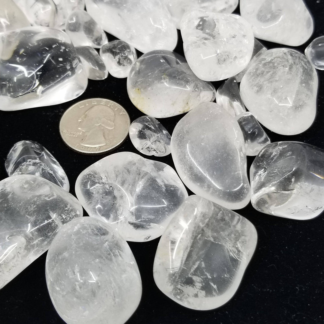 Quartz Tumbled Stones 1 LB - Funky Stuff