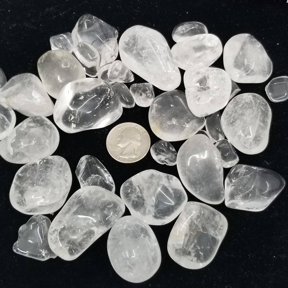 Quartz Tumbled Stones 1 LB - Funky Stuff